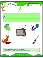 T Sesi Çalışma Sayfaları